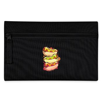 Hot Dog Snack - Pencil Case - black - Front