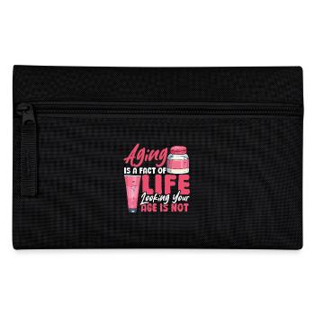 Hair, skin, nails, dermatologist, beautician - Pencil Case - black - Front