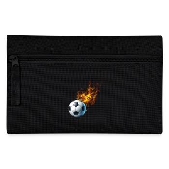 Fußball Feuer - Federtasche - Schwarz - Vorne