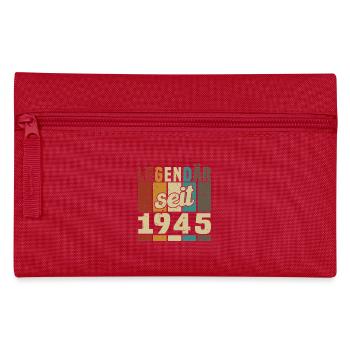 Legende seit 1945 Geburtstagsgeschenk - Federtasche - Rot - Vorne