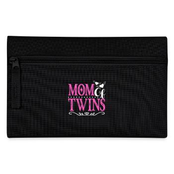 Mother's Day Mom Of Twins - Pencil Case - black - Front