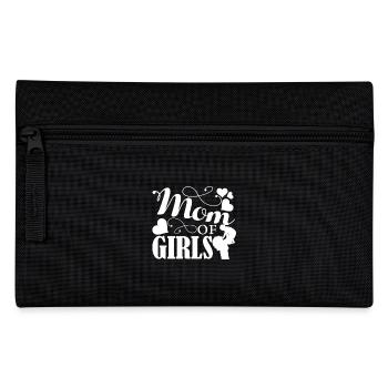 Mother's Day Mom Of Girls - Pencil Case - black - Front