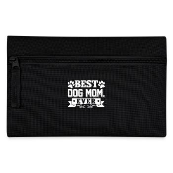 Mother's Day Best Dog mom Ever - Pencil Case - black - Front
