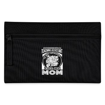 Teacher Assistant Teacher Assistant Mom - Pencil Case - black - Front