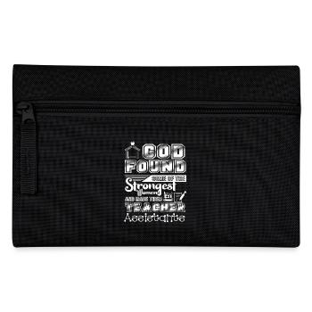 Teacher Assistant God Made Teacher Assistants - Pencil Case - black - Front