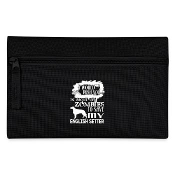 Save My English Setter - Pencil Case - black - Front