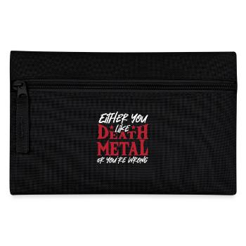 Heavy-Metal-Rockmusikband Death Metal - Federtasche - Schwarz - Vorne