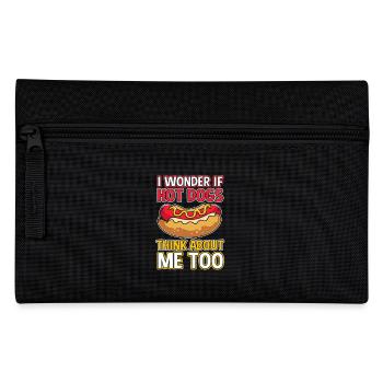 Hot Dog Snack - Pencil Case - black - Front