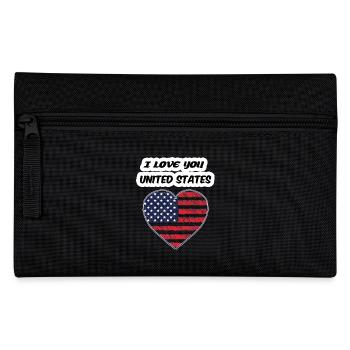 T-shirt I LOVE YOU UNITED STATES 2025 - Trousse - noir - Devant