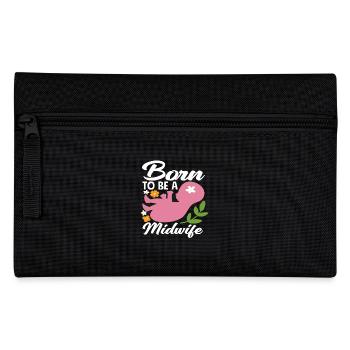 Née pour être sage-femme - Trousse - noir - Devant