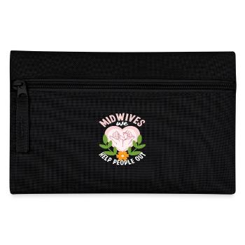Midwives We help people - Pencil Case - black - Front