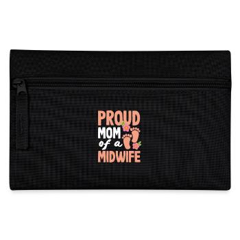 Proud mother of a midwife - Pencil Case - black - Front