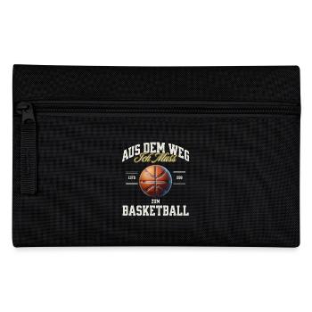 Basketball Basketballer - Federtasche - Schwarz - Vorne