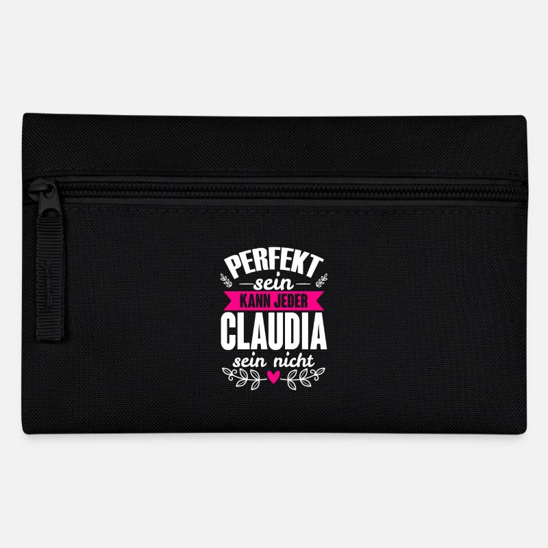 Claudia - Perfekt Sein Kann Jeder Claudia Nicht - Federtasche - Schwarz