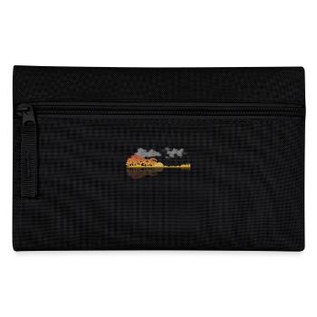 Autumn evening landscape with trees and skyline in the - Pencil Case - black - Front