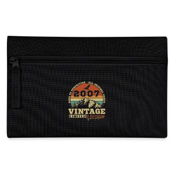 18 Ans 2007 Vintage Rétro Cadeau d’anniversaire - Trousse - noir - Devant