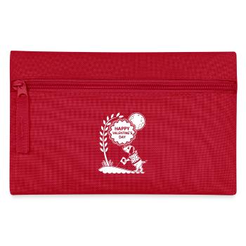 Happy Valentine's Day - Liebe - Geschenk - Federtasche - Rot - Vorne