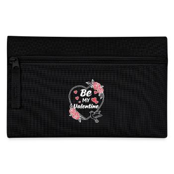Be my Valentine - Valentine's Day Geschenk - Federtasche - Schwarz - Vorne