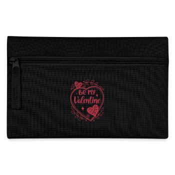 Be my Valentine - Valentine's Day Geschenk - Federtasche - Schwarz - Vorne