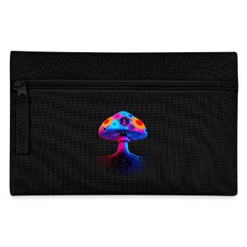 Psychedelic Mushroom - Pencil Case - black - Front