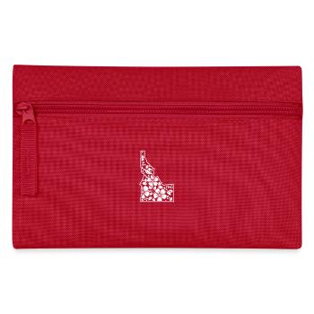 Idaho Floral print USA American State - Federtasche - Rot - Vorne