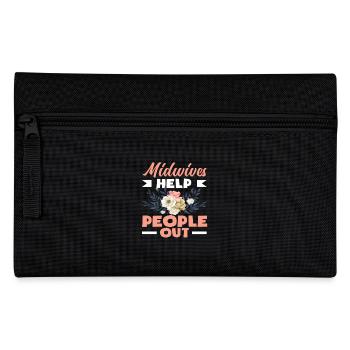 Midwives help people out - Pencil Case - black - Front