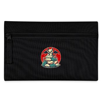 Happy Bat – Sur une pile d’oreillers - Trousse - noir - Devant