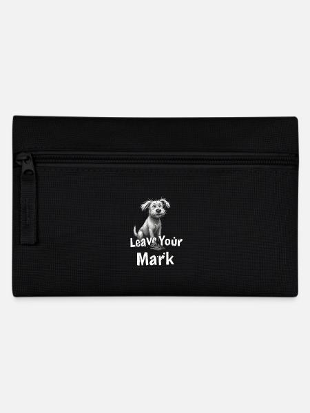 Leave Your Mark Hund Hundhaufen für einen - Federtasche - Schwarz