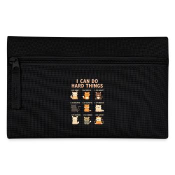 i can do hard things - Trousse - noir - Devant