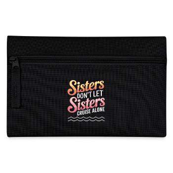Cruise Saying Travel Ship Cruise Gift - Pencil Case - black - Front