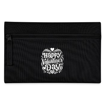 Joyeuse Saint-Valentin - Amour - Cadeau - Trousse - noir - Devant
