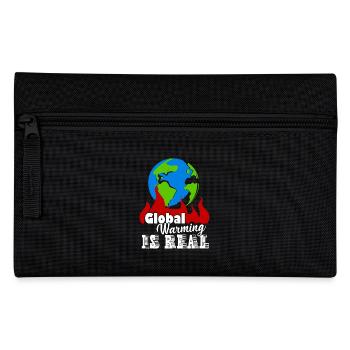Earth Day Global Warming Is Real - Pencil Case - black - Front