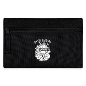 Earth Day Give Earth A Chance - Pencil Case - black - Front