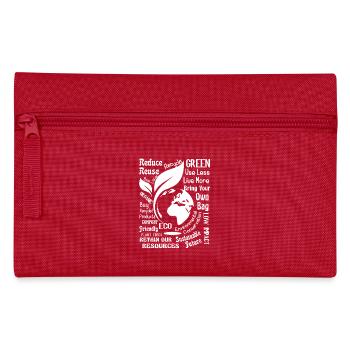 Earth Day Earth Day Go Green - Pencil Case - red - Front