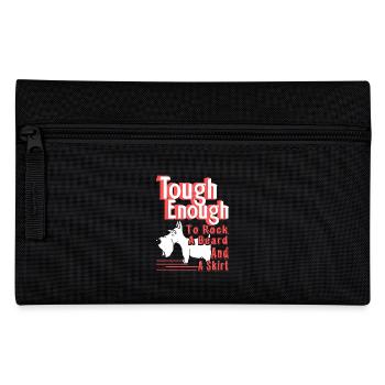 Scottish Terrier Tough Enough - Pencil Case - black - Front