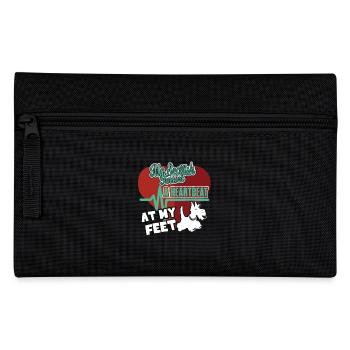 Scottish Terrier Dog A Heartbeat At My Feet - Pencil Case - black - Front