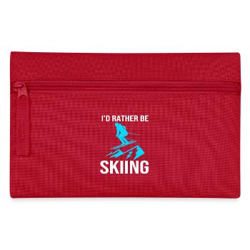 Ski Ski Holiday - Pencil Case - red - Front