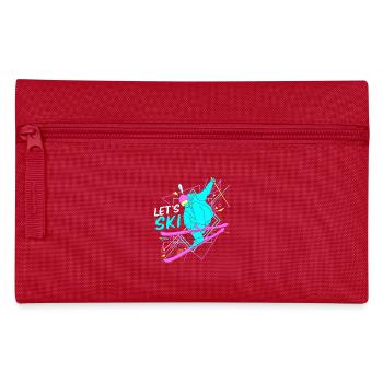 Ski Ski Holiday - Pencil Case - red - Front
