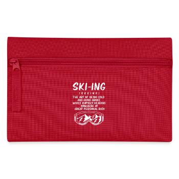 Ski Ski Holiday - Pencil Case - red - Front