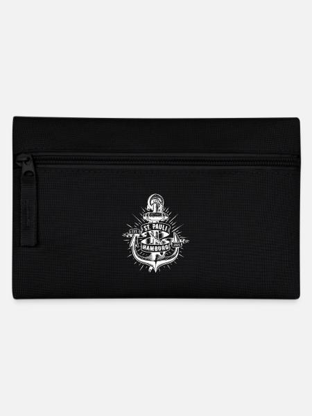 St. Pauli Anker Reeperbahn Kiez - Pencil Case - black