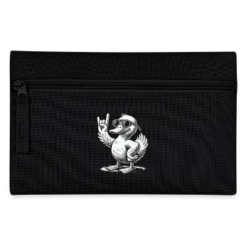 Funny Duck Rock Music Festival Concert - Pencil Case - black - Front