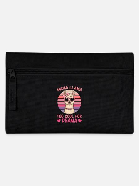 Lama Spruch Alpaka Lamas Lustiges Lama Geschenk - Federtasche - Schwarz