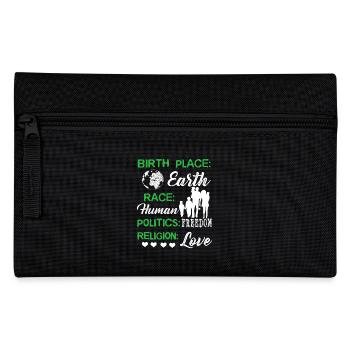 Happy Earth Day Birthday - Pencil Case - black - Front