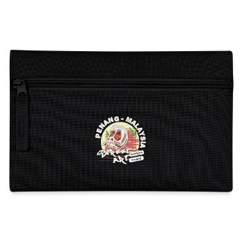 Skull graffiti Malaysian art - Pencil Case - black - Front