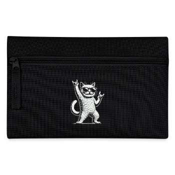 Musique rock Drôle de chat Festival de Heavy Metal - Trousse - noir - Devant