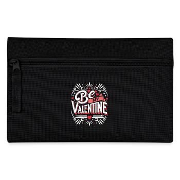 Be my Valentine - Amour - Cadeau - Trousse - noir - Devant