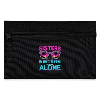 Cruise Saying Travel Ship Cruise Gift - Pencil Case - black - Front