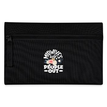Midwives help people out - Pencil Case - black - Front