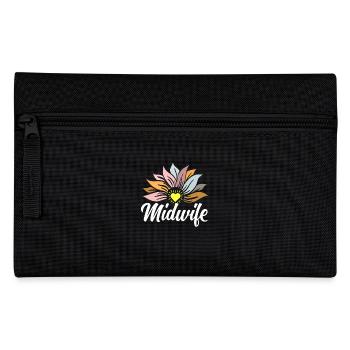 Fleur de cœur de sage-femme pour les vraies héroïnes - Trousse - noir - Devant