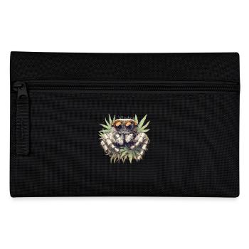 Araignée sauteuse Springspinnen Springspinne - Trousse - noir - Devant